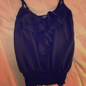 Super flattering tank with ruffles